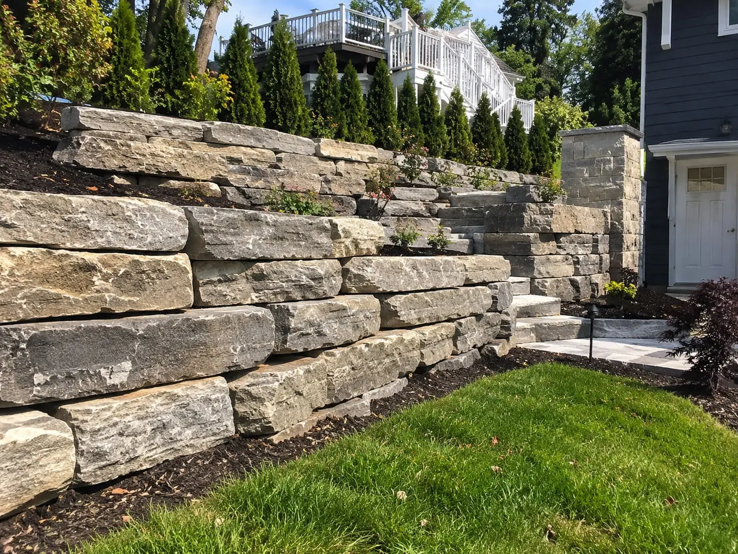 Concrete retaining walls in Wollongong
