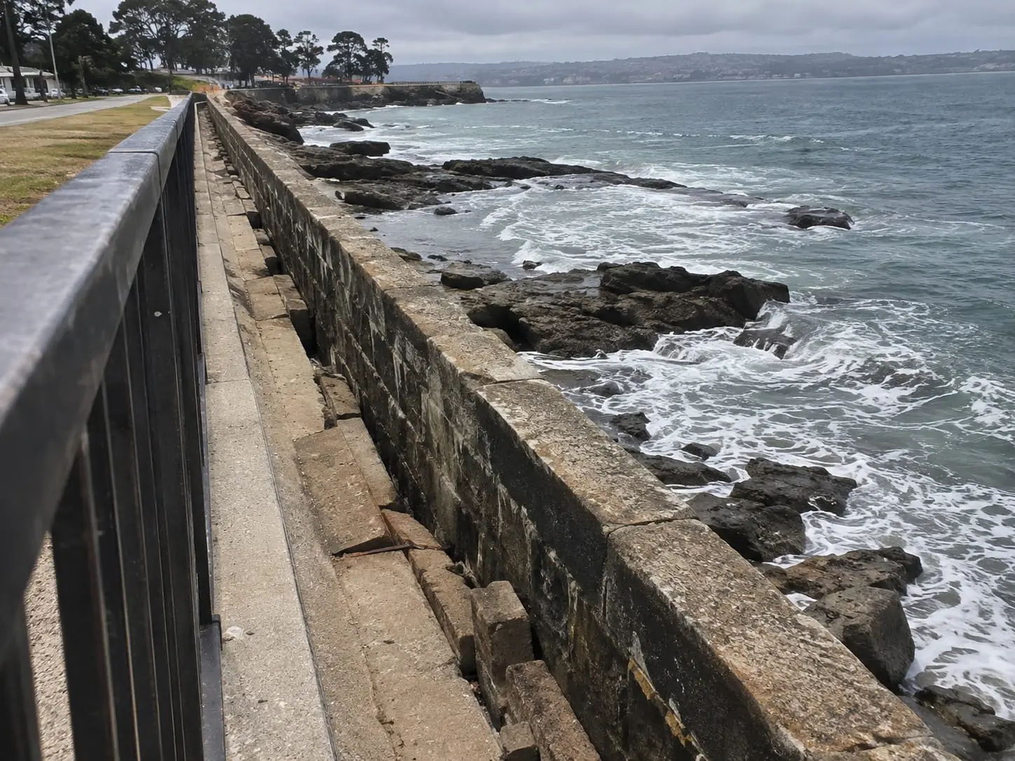 Seawall Construction work in Wollongong