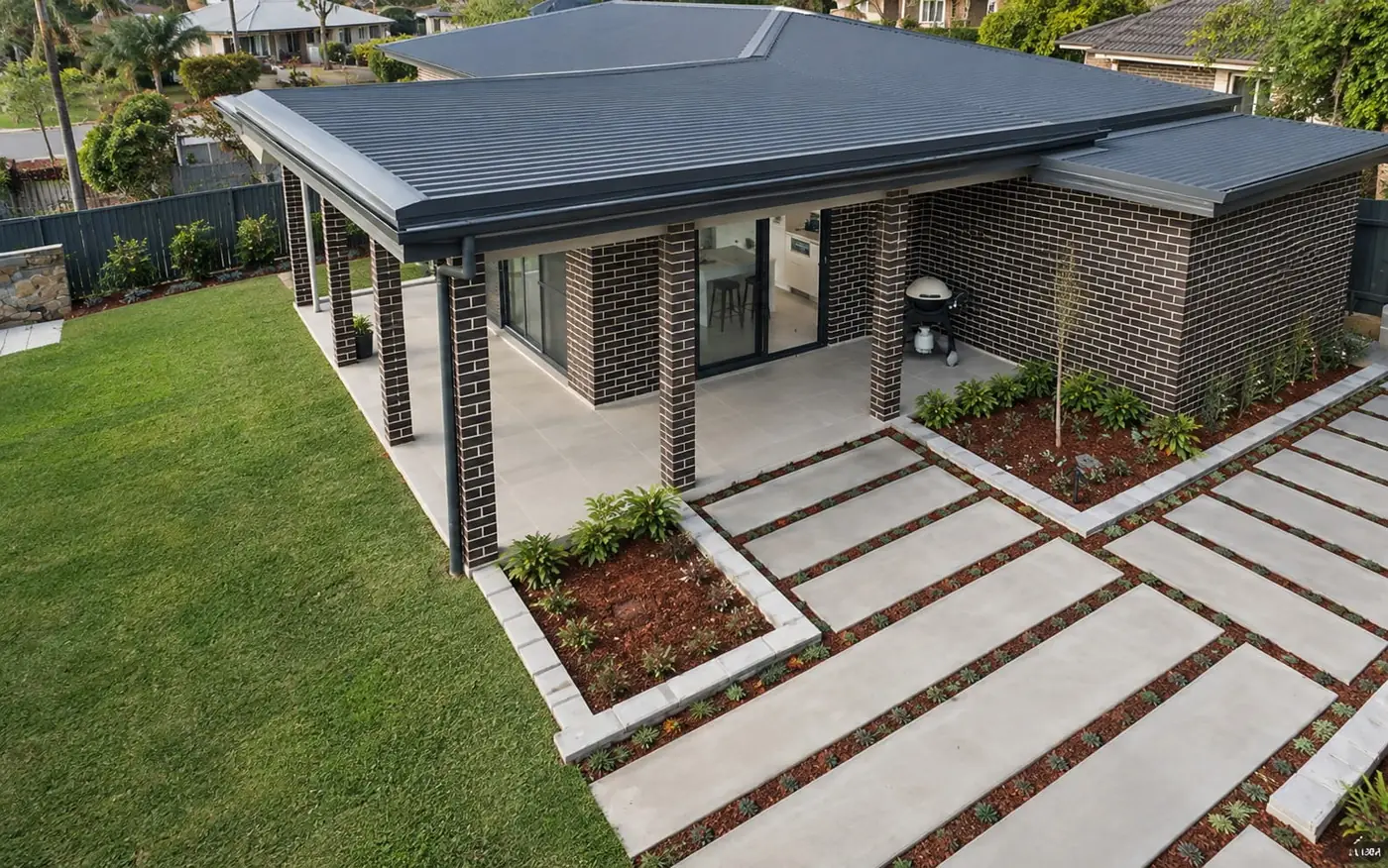 Granny flat with concrete paths and outdoor area in Wollongong